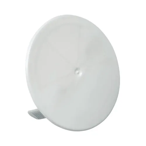 Capac cu clema doza zidarie Blass Elektro Ø70mm plastic alb, pachet 10 bucati