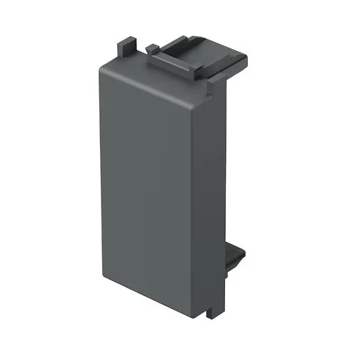 Capac fals pentru acces control, negru, 1 modul