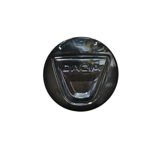Capac janta Dacia negru lucios, 55mm, cu sigla reliefata, set de 1 buc