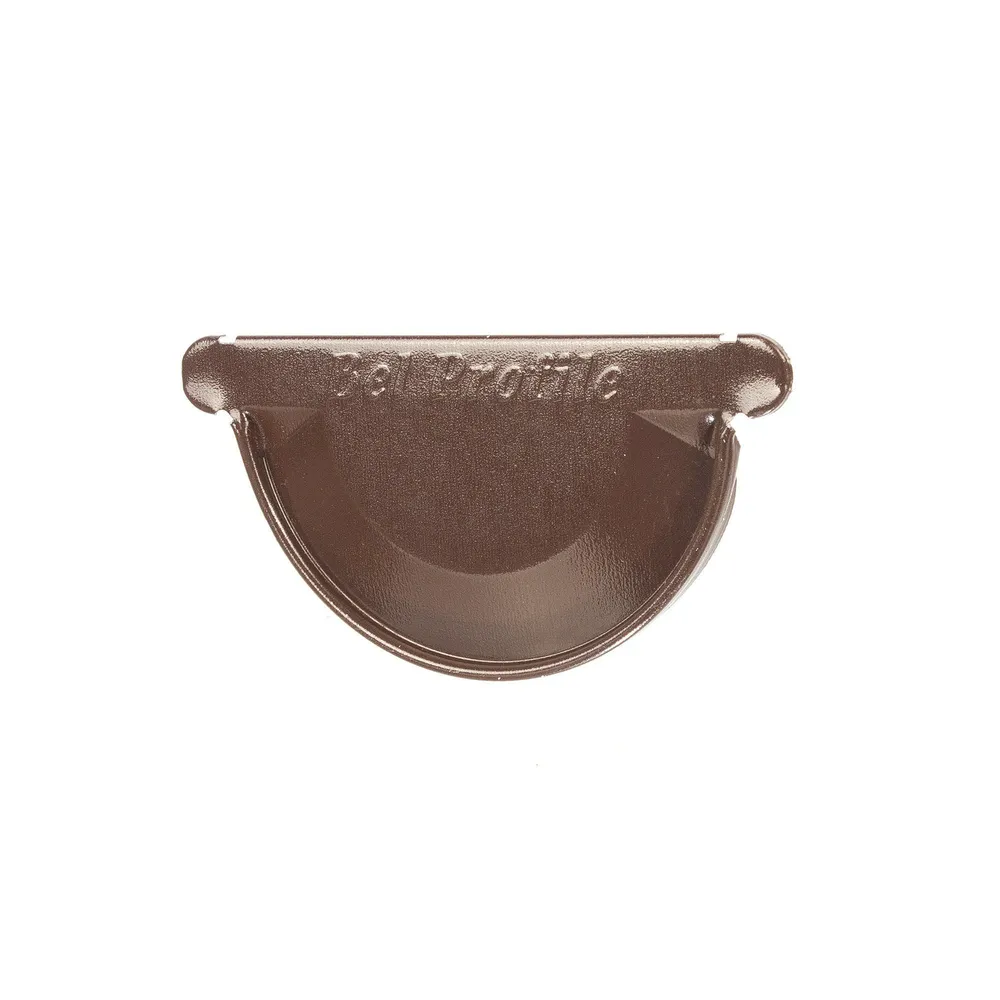 Capac jgheab, metal, 150 x 160 mm, maro