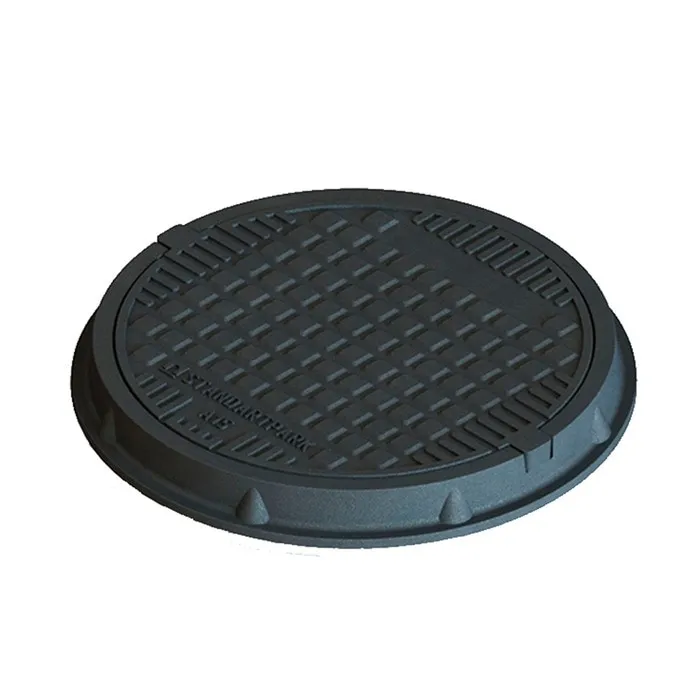 Capac negru rotund necarosabil A15, compozit, D 750/630 mm, H 80 mm