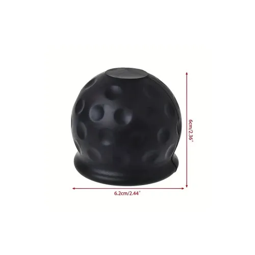 Capac pentru carlig remorcare din cauciuc, tip minge Ø 50mm — imaginea 2