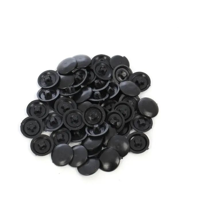 Capac plastic mascare suruburi, PZ3, negru, set 50 bucati