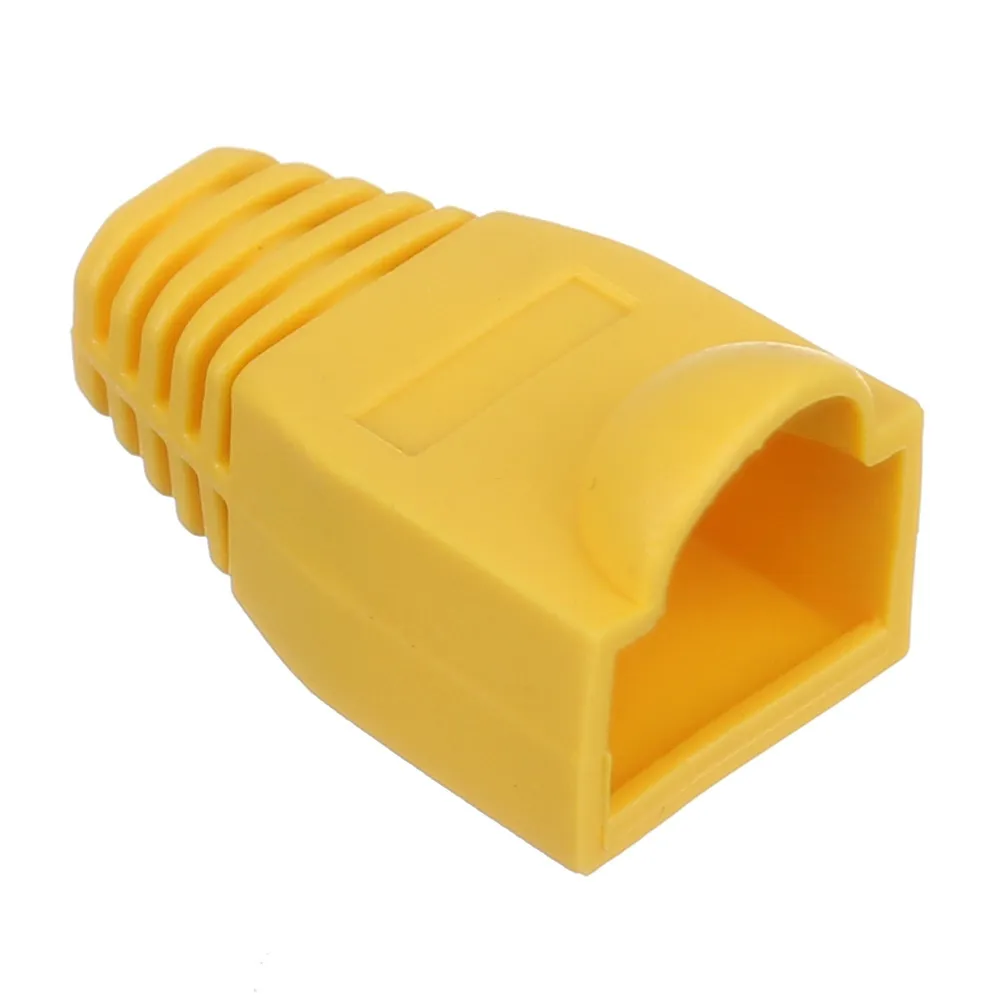 Capac RJ45, Cat 5e, cauciuc, galben