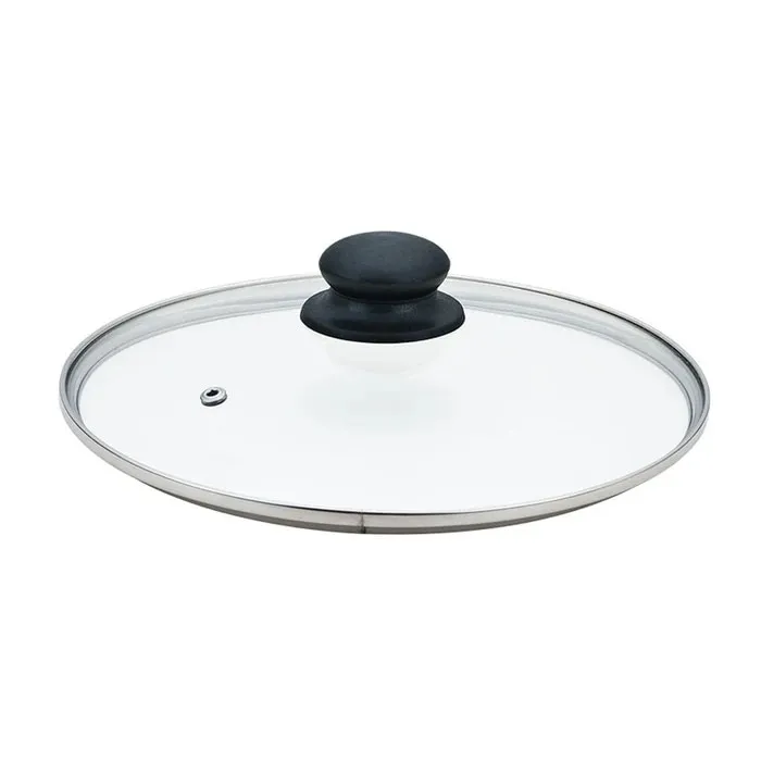 Capac, sticla, 30 cm, rotund, transparent