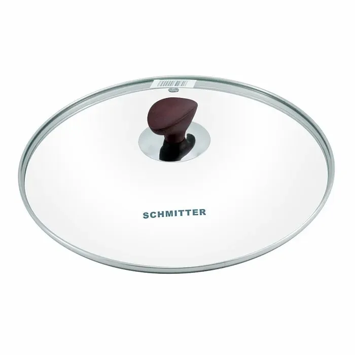 Capac, sticla termorezistenta, Schmitter, 24 cm, rotund, transparent