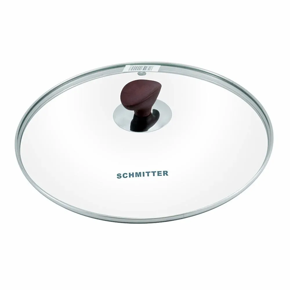 Capac, sticla termorezistenta, Schmitter, 28 cm, rotund, transparent