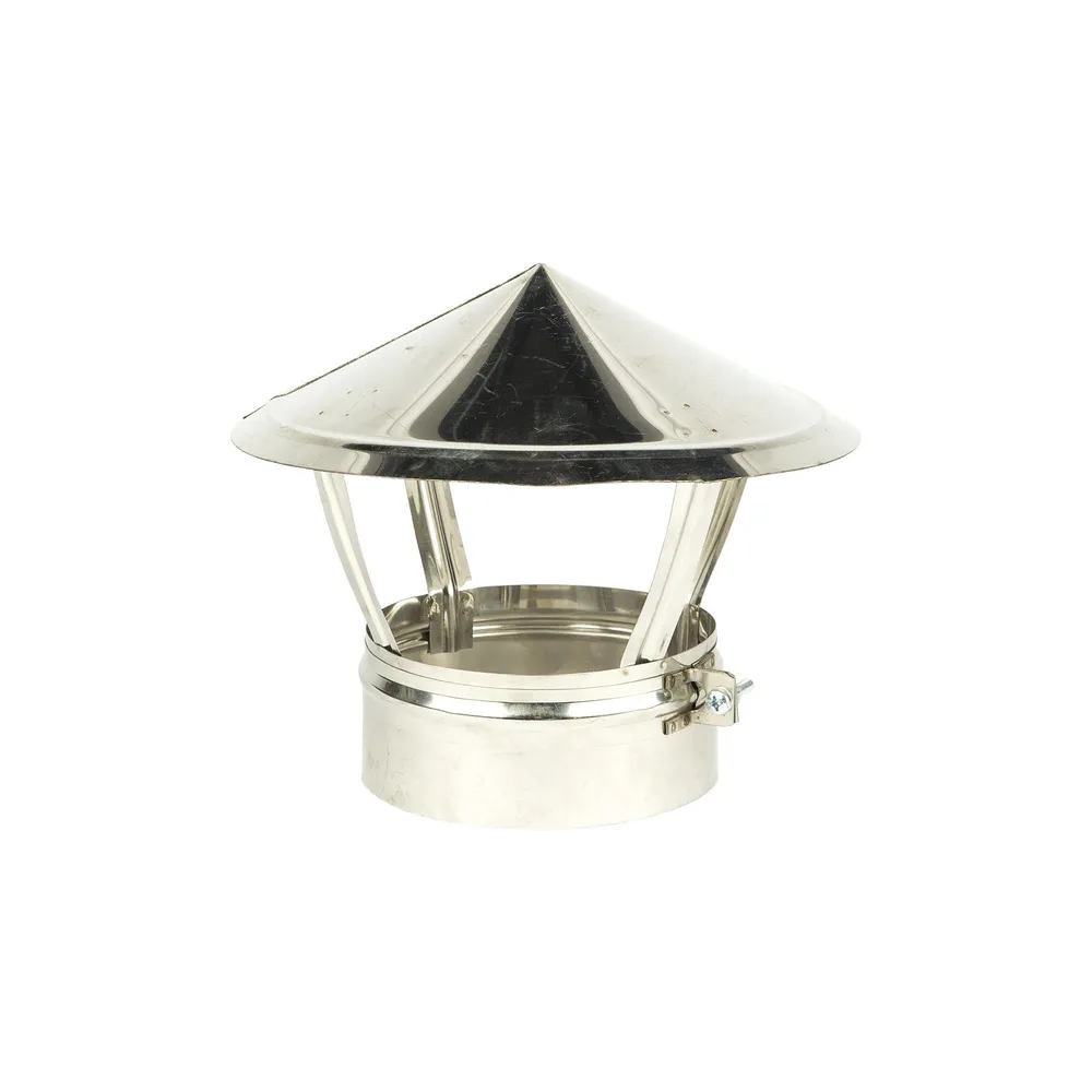 Capac terminal, inox, simplu perete, tip A, grosime 0.5 mm, Ø 120 mm