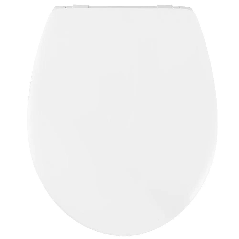 Capac WC Sensea Family, din duroplast, inchidere lenta, pentru adulti si copii, alb