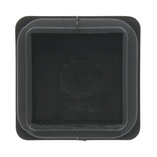 Capace din plastic Tarrox 20mm, negru, pachet 16 bucati, pentru picioare de masa patrate
