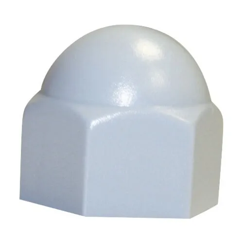 Capace mascare suruburi cu cap hexagonal Dresselhaus M10, plastic alb 10 bucati