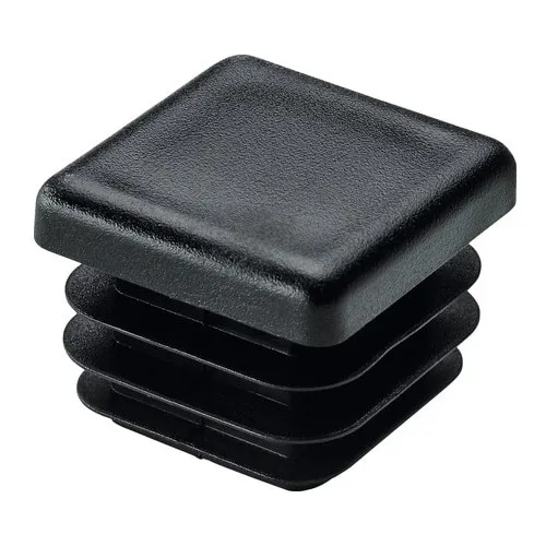Capace plastic teava patrata Hettich 20x20 mm, 50 bucati
