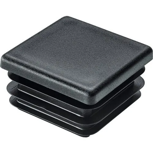 Capace plastic teava patrata Hettich 40x40 mm, 20 bucati