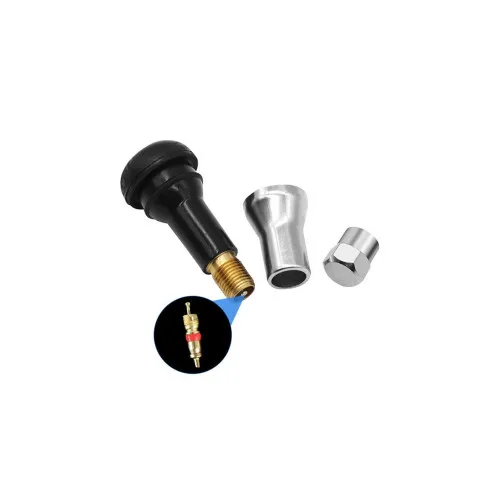 Capace si imbracaminte valve auto crom TR414 14 inch 5 bucati — imaginea 2