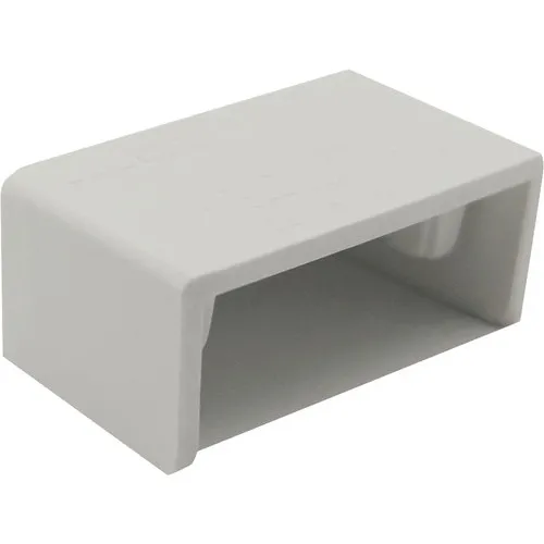 Capace terminale canal cablu Comtec 40x16 mm, alb, 5 bucati
