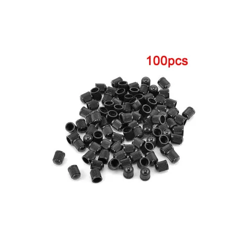 Capace valve auto plastic negre 100 bucati
