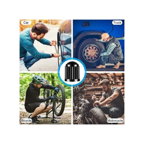 Capace valve ventil plastic negre auto universale — imaginea 5