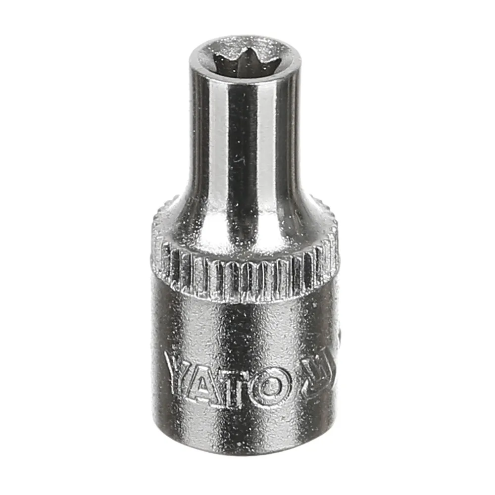 Capat tubulara torx Yato, otel crom-vanadiu, 1/4" - E5