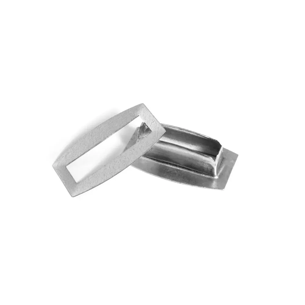 Capse metalice dreptunghiulare, set 25 bucati, 27mm