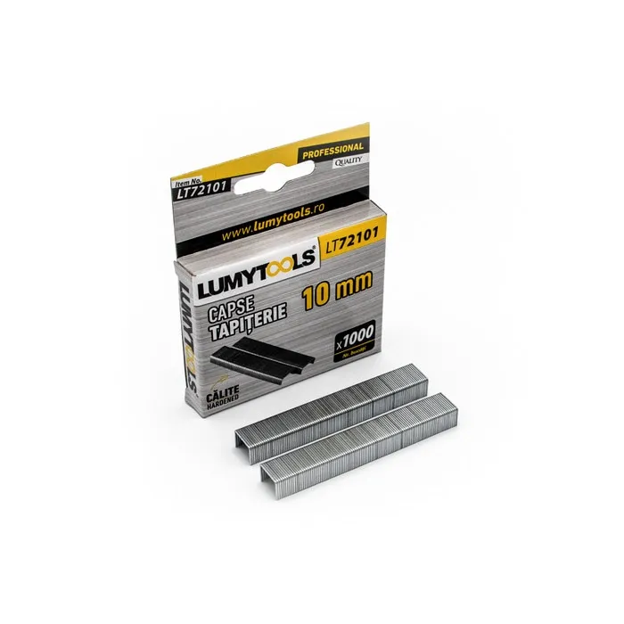 Capse tapiterie, 10 mm, Lumytools LT72101, set 1000 bucati