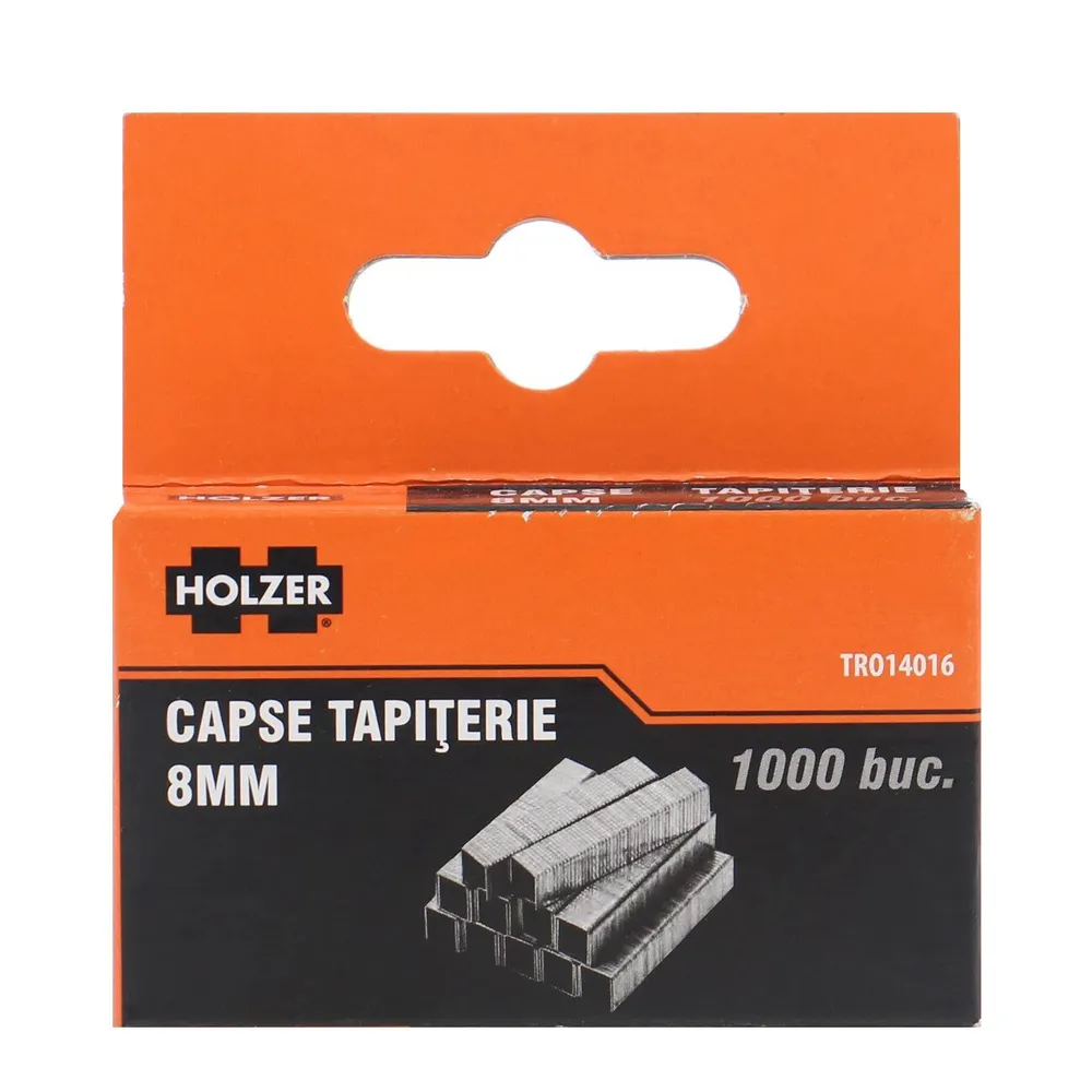 Capse tapiterie, 8 mm, Holzer TRO14015, set 1000 bucati