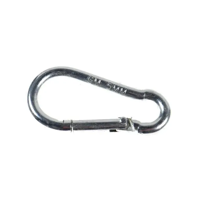 Carabine din otel zincat, Cablero CD061A05U, grosime 5 mm, set 2 bucati