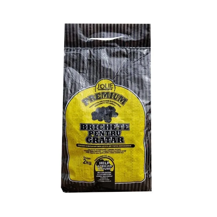 Carbune brichete pentru gratar si camping Jolie, 2 kg