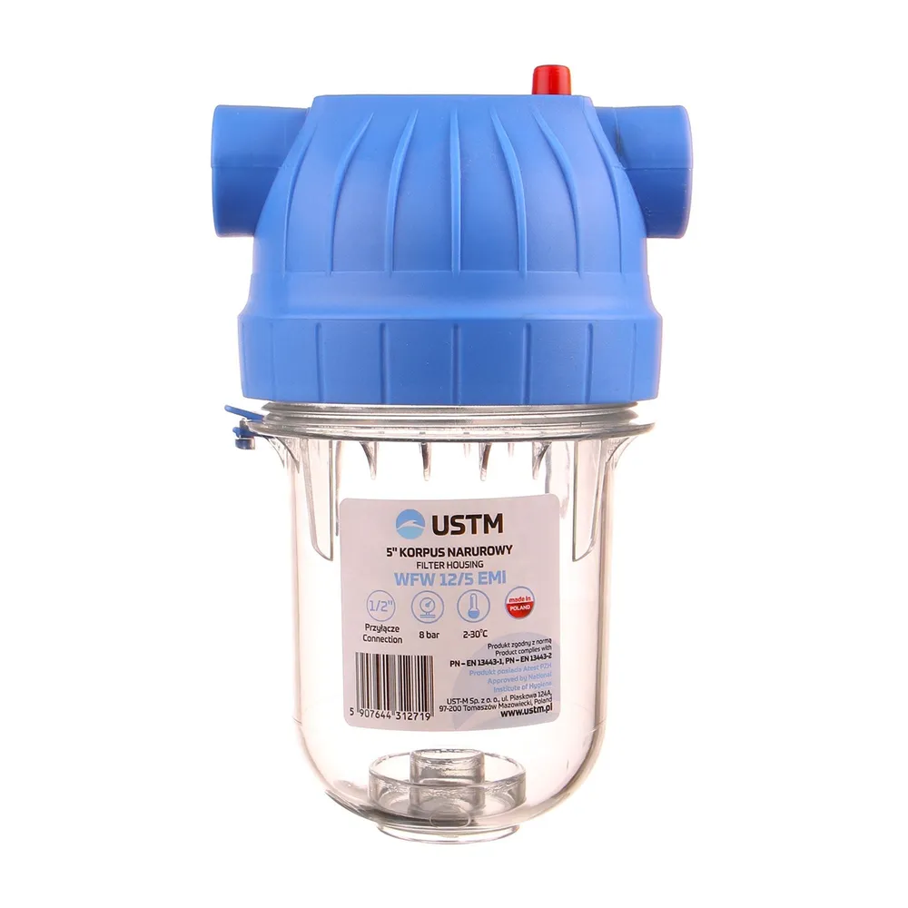 Carcasa filtru apa, diametru 5", 1/2 filet interior