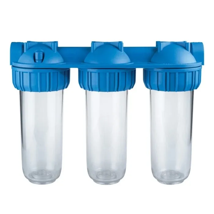 Carcasa filtru apa potabila ATLAS Filtri SENIOR TRIPLEX PLUS 3P BFO SX TS 10", RA112T731, 1"