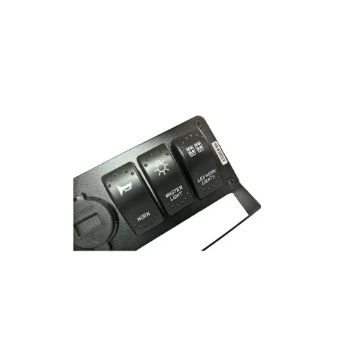 Carcasa suport cu 6 întrerupătoare tip Rocket voltmetru si USB — imaginea 2