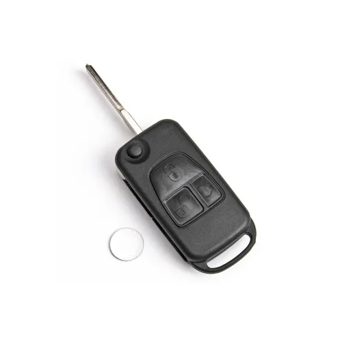 Carcasa telecomanda compatibila Mercedes, cu lamela — imaginea 2