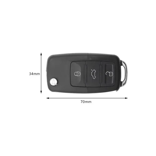 Carcasa telecomanda compatibila Volkswagen cu lamela — imaginea 2