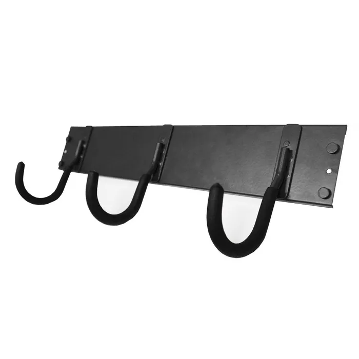 Carlige / agatatori metalice, compatibile cu raft Rivet, gri antracit, 420 x 165 mm, 45 kg