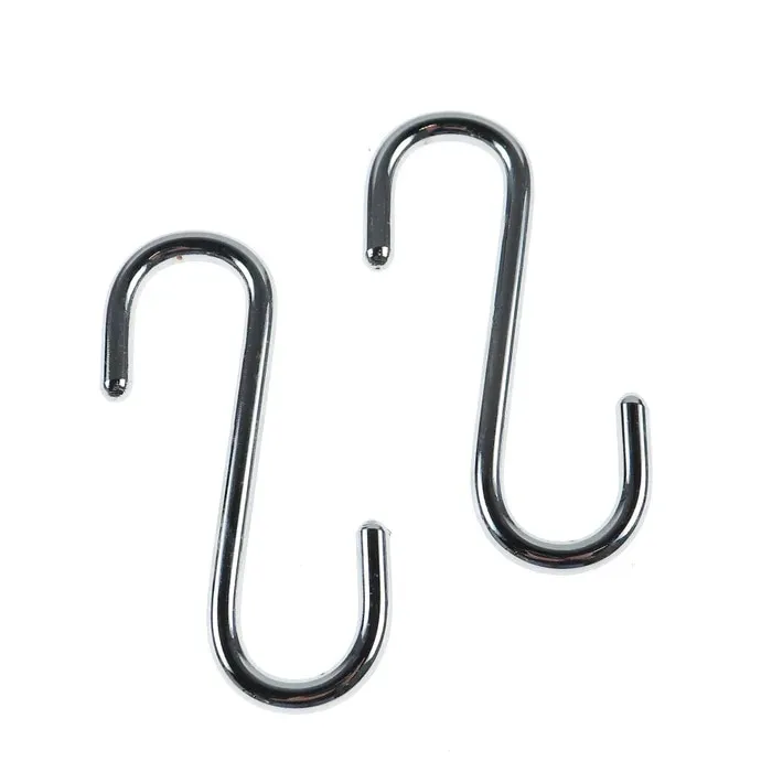 Carlige mari, pentru bucatarie, 4126, metal cromat, 2.5 x 0.5 x 8 cm, 2 buc
