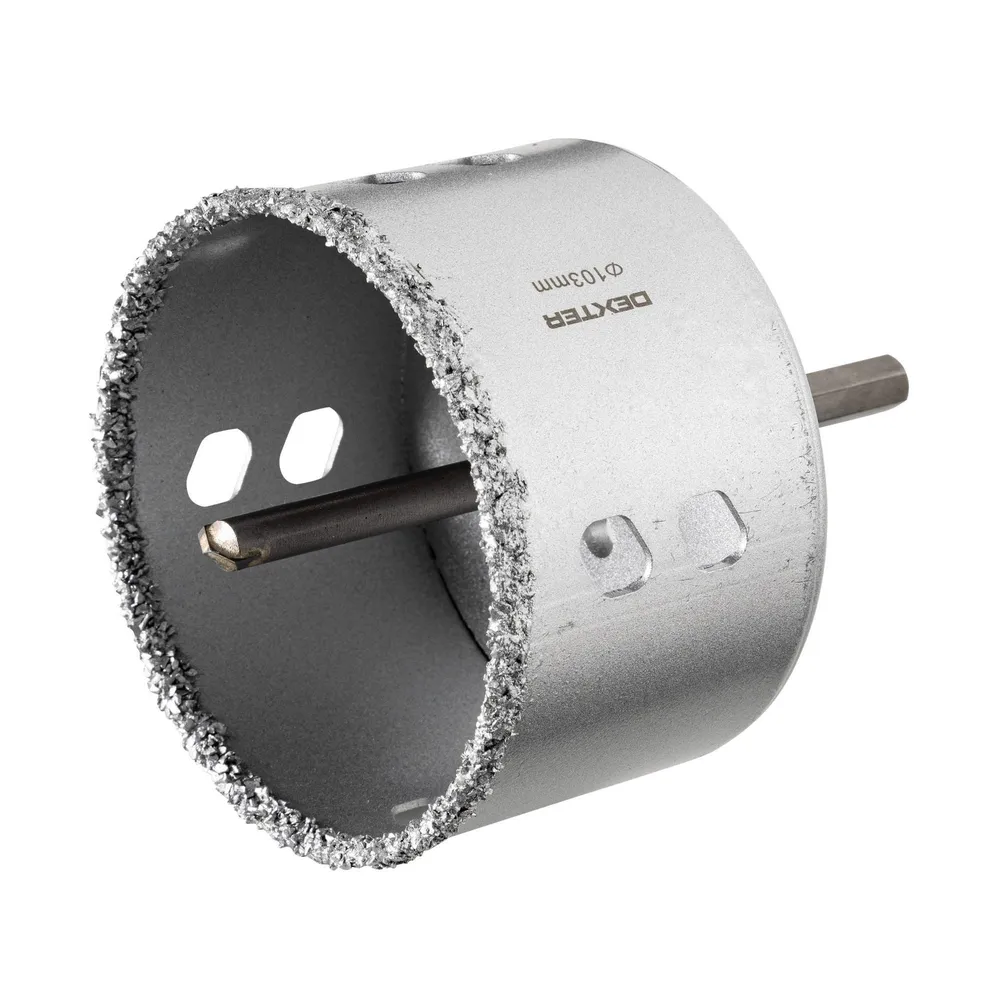 Carota zidarie 103 mm cu burghiu centrare Dexter