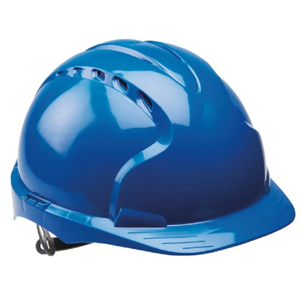 Casca de protectie Site Invincible EVO2, HDPE, ventilata, marime universala, polietilena, albastru