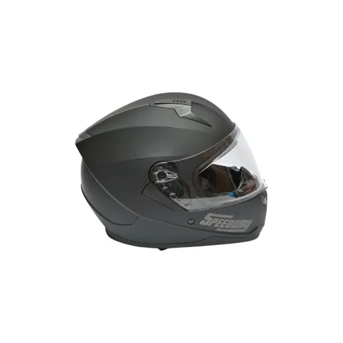 Casca moto integrala negru mat cu viziera transparenta si ochelari de soare, marimea L Arcane II — imaginea 5