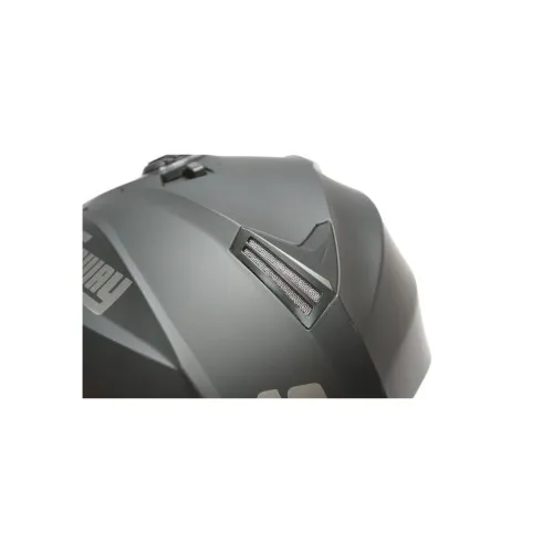 Casca moto tip jet neagra, model urban cu viziera transparenta si ochelari de soare, marimea L — imaginea 6