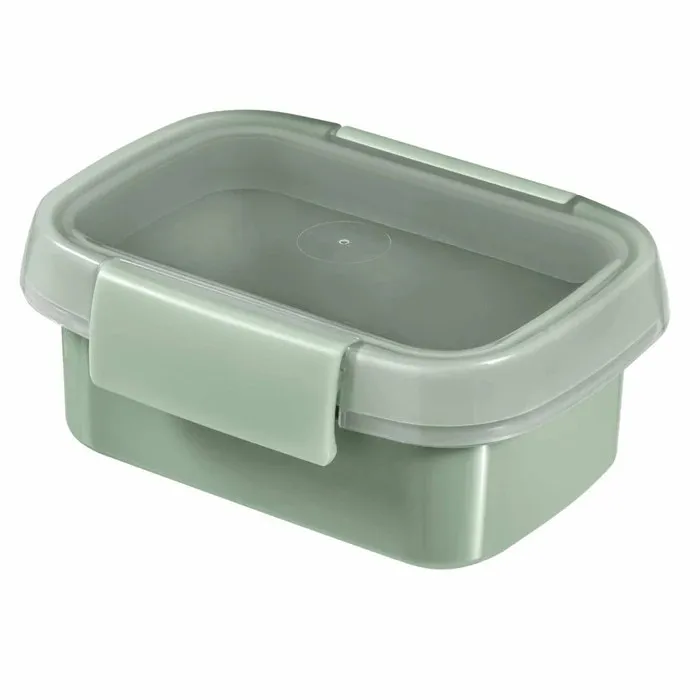 Caserola alimente, Curver Smart To Go Eco, plastic, dreptunghiulara, 0.2 L, verde
