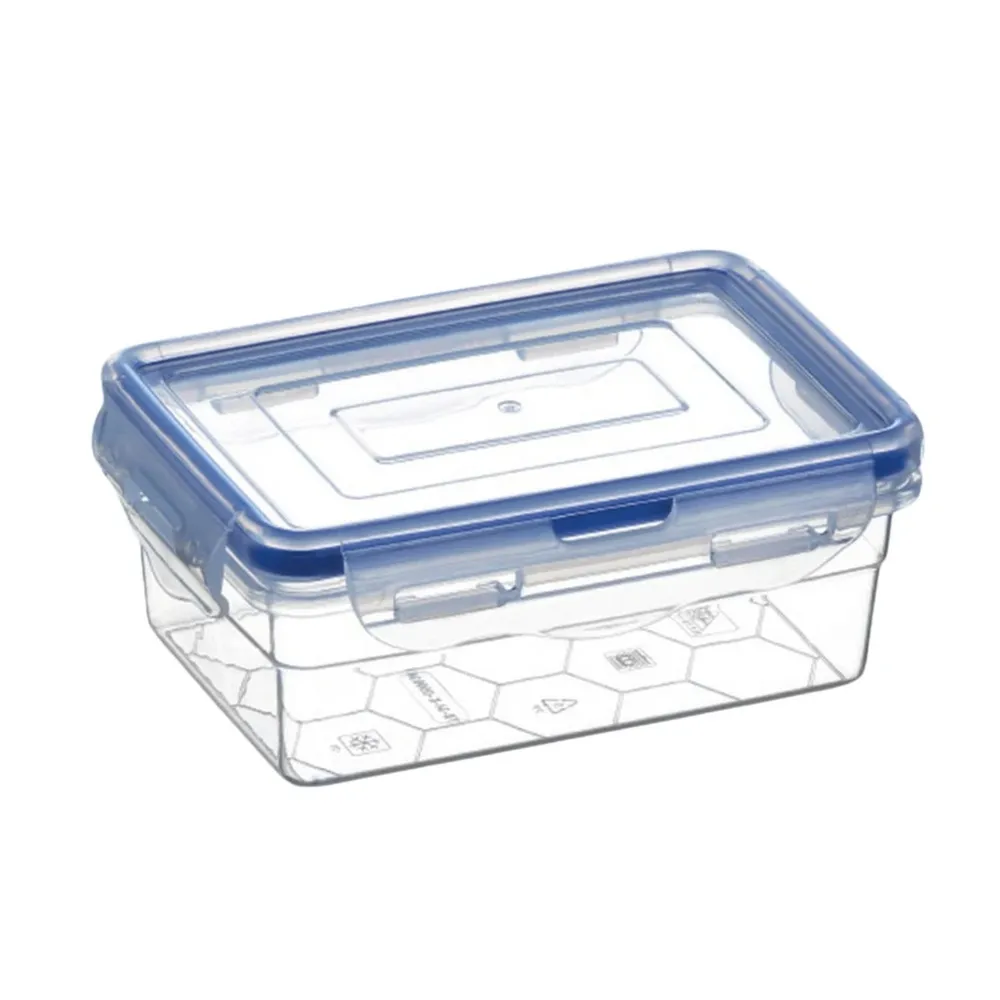 Caserola alimente, Inaplast, polipropilena, dreptunghiulara, transparent, 3 L, cu capac etans
