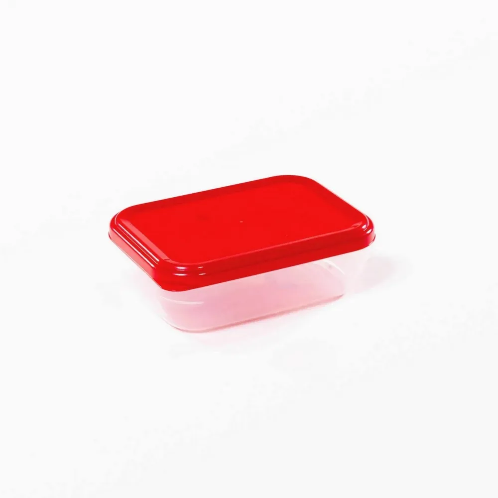 Caserola alimente, Plastina, plastic, dreptunghiulara, transparent, 1.5 L