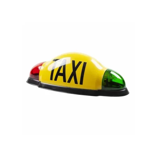 Caseta luminoasa taxi LED 12V model DL compatibila ELITAX si SELIROM cu mufa lipita — imaginea 2