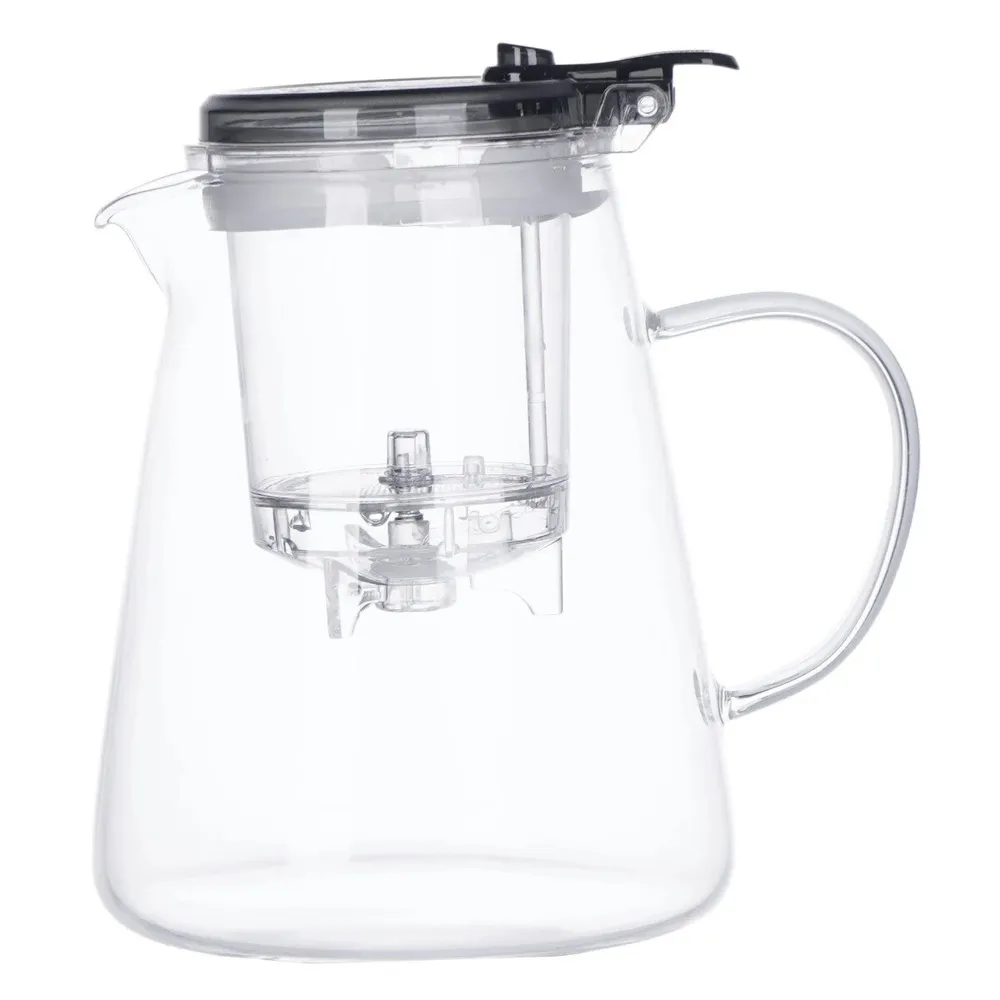 Ceainic cu infuzor, sticla, 3CH03-085A, transparent, 0.9 l
