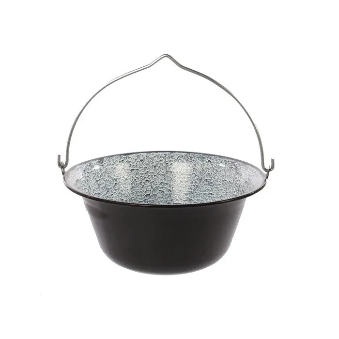 Ceaun Landmann emailat, negru, 14 L
