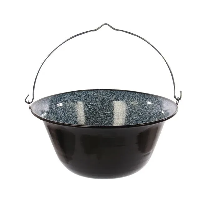 Ceaun Landmann emailat, negru, 22 L