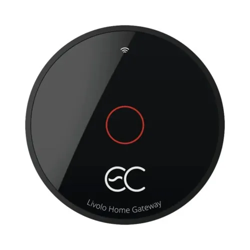 Centru De Comanda Smart Zigbee 3.0 Gateway Livolo, Control Aplicatie & Wifi Negru, Incl. Adaptor