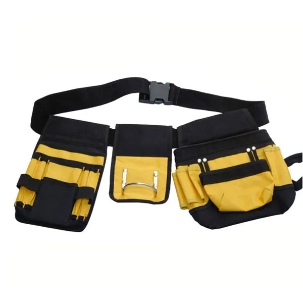 Centura pentru scule, din material textil, Lumytools LT78760, 17 compartimente