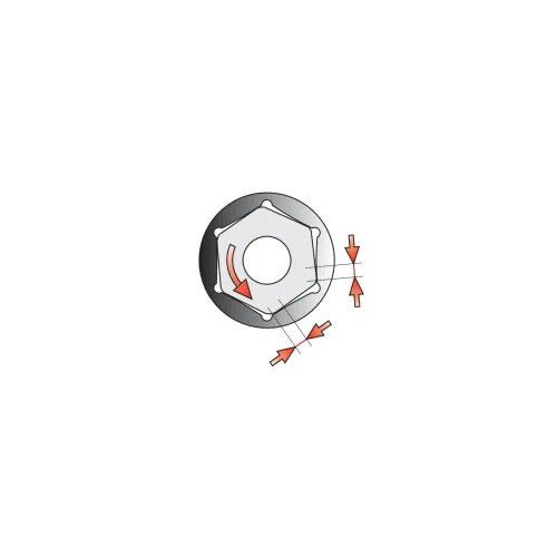 Cheie tubulara hexagonala 3/4" x 19mm Yato — imaginea 2