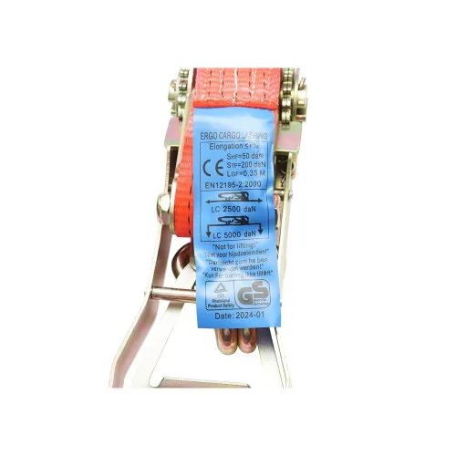 Chinga ancorare marfa 8mx50mm 5T (clichet dublu ERGO) — imaginea 2
