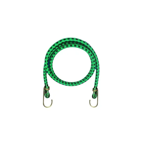 Chinga elastica bagaje 80cm x 8mm cu carlige metalice